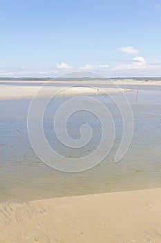 Water channel and Dunes in the Tavares beach photo