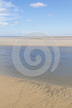 Water channel and Dunes in the Tavares beach photo