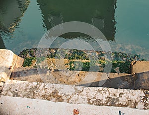 Water channel in venice, italy