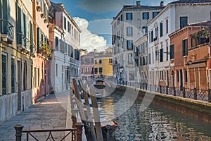 Water channels in the city of Venice