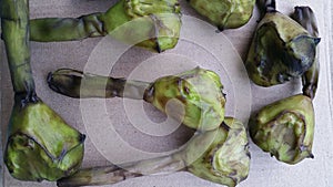 Water chestnut background