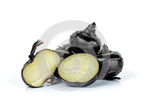 Water chestnut isolated on the white background