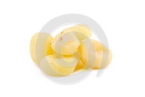 Water chestnut in white background