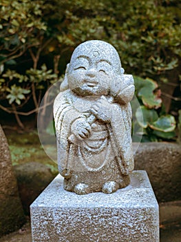 Water children sculpture in Hasedera temple Kamakura