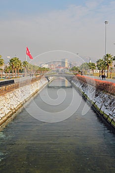 Water City Canal, \'Sahil Park\' Park. Maltepe, Istanbul, Turkey