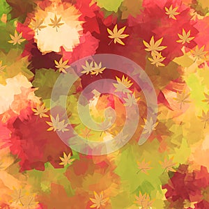 Water color autum background