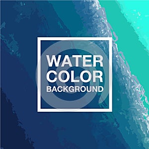 Water color background, digital painting gradient background, vector