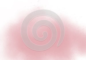 Water color, pink, white background, used as a background in the wedding and other tasks.