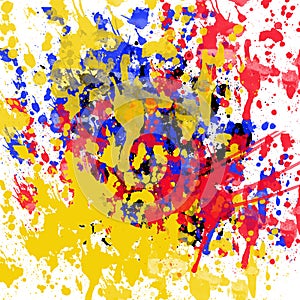 Water color splatter abstract background