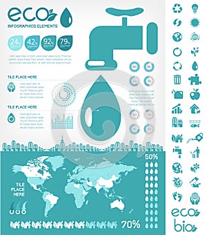 Water Conservation Infographic Template