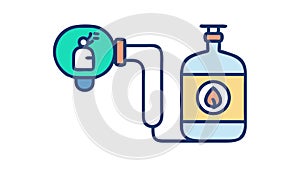 Water Cooler Dispenser. Office Hydration and Refreshment Service, vector design Generative AI