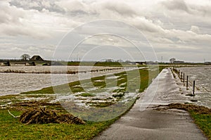 Water crossing the treshold