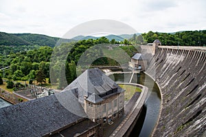 Water dam in Edersee, Germany