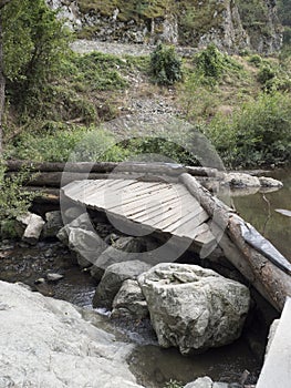 Water dam at Rudaria, Caras-Severin, Romania