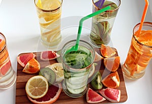 Water detox to cleanse the body