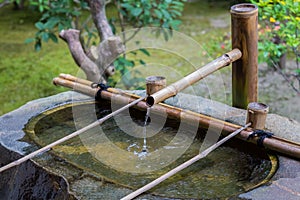 Water dippers at Kennin-ji Temple in Kyoto