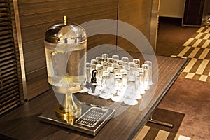 Water Dispenser and Glasses