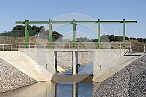 Water diversion canal photo