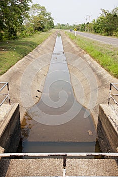 Water diversion canal photo