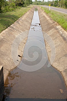 Water diversion canal photo