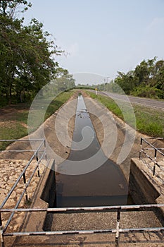 Water diversion canal photo