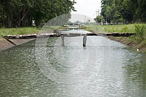 Water diversion canal photo