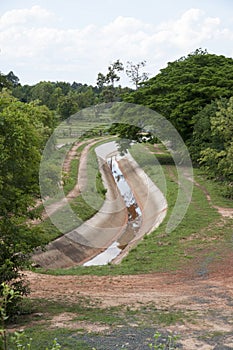 Water diversion canal photo