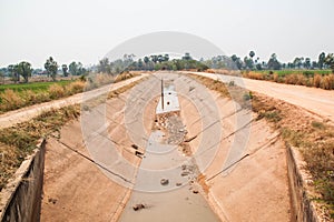 Water diversion canal photo