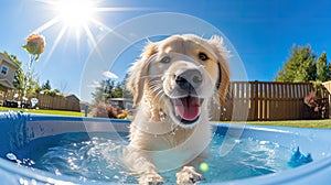 water dog kiddie pool