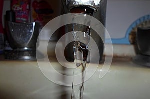 Water dripping, fast pace shoot photo