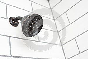 Water dripping from shower head