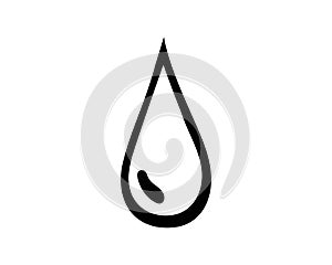 Water drop black n color logos