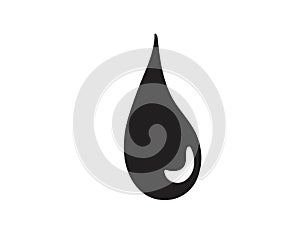 Water drop black n color logos