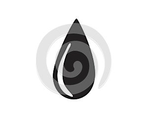 Water drop black n color logos