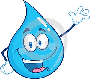 Water Drop Character photo