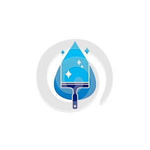 Water Drop Clean logo vector template, Creative Clean logo design concepts