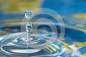 Water Drop Closeup