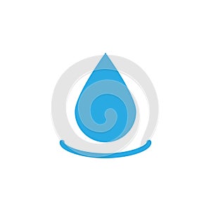 Water drop icon design template vector isolated