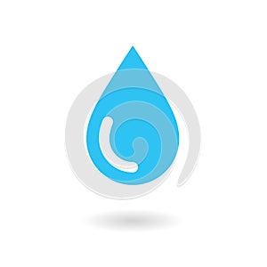 Water drop. Icon. Vector