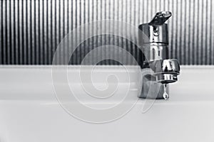 Water drop leak of chrome faucet washbasin water tap
