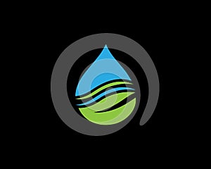 Water Drop Logo Design