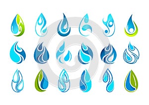 Water drop logo design