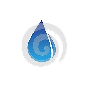 Water drop logo design with modern concept