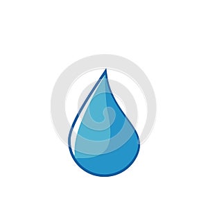 Water drop logo design with modern concept