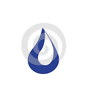 Water drop logo design with modern concept