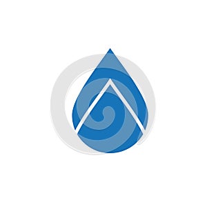 Water drop logo design with modern concept