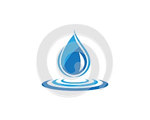 Water drop Logo Template