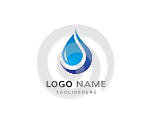 water drop Logo Template