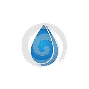 Water drop logo template illustration - Vector