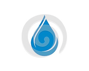 Water Drop Logo template vector icon illustration